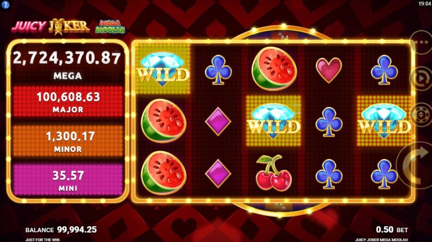 Juicy Joker Mega Moolah slot screen 5