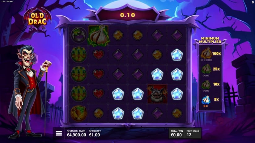 Old Drac slot screen 4