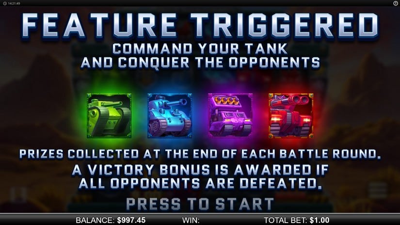 Battle Bucks 10k Ways slot screen 3