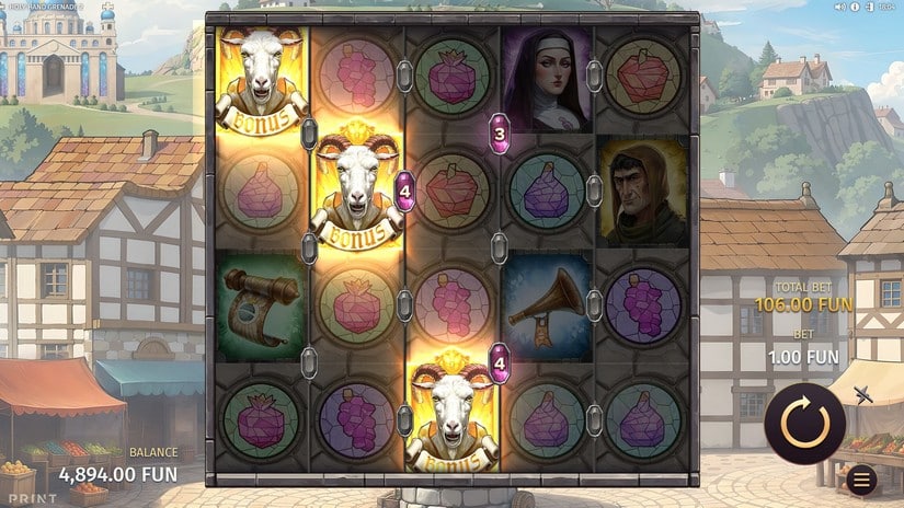 Holy Hand Grenade 2 slot screen 2