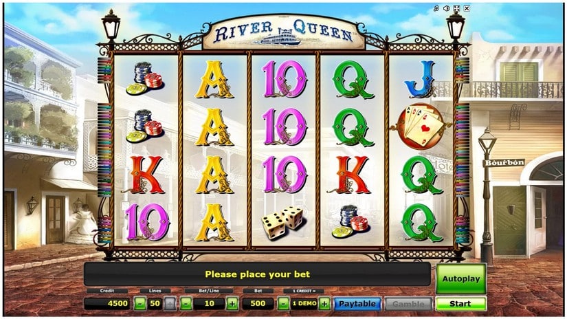 River Queen slot screen 1