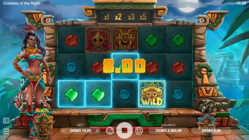 Goddess of the Night slot screen 4