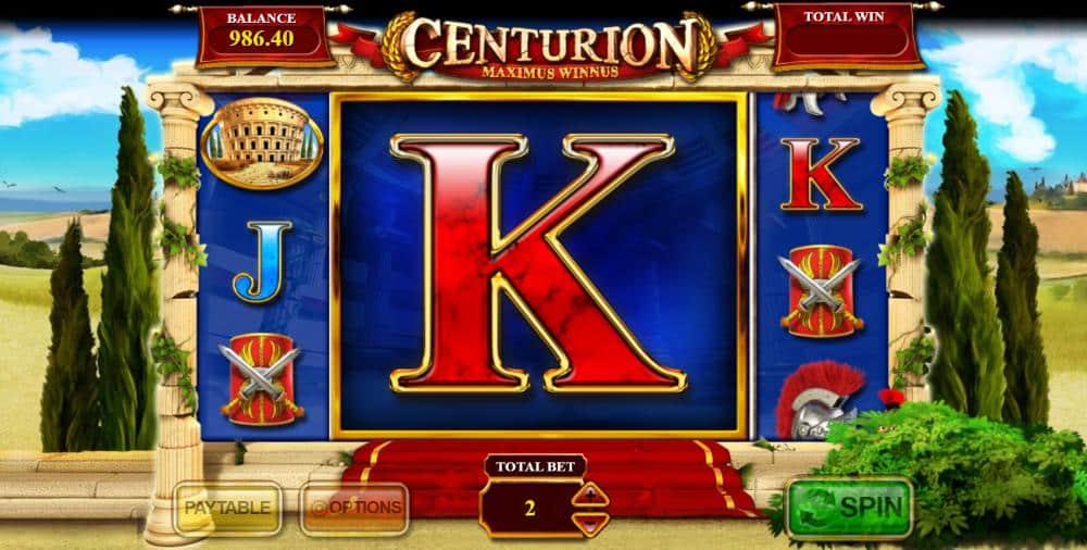 Centurion slot by Inspired