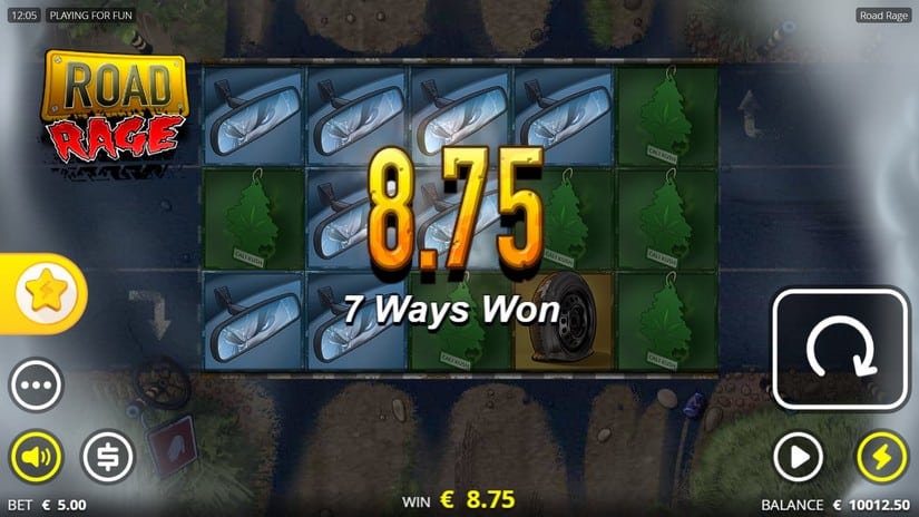 Road Rage slot screen 3