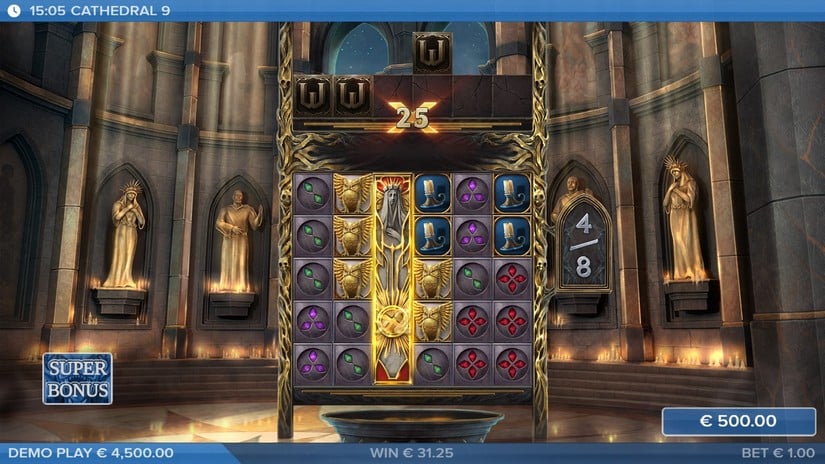 Cathedral 9 slot screen 6
