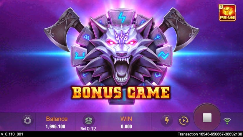 Thor X slot screen 3