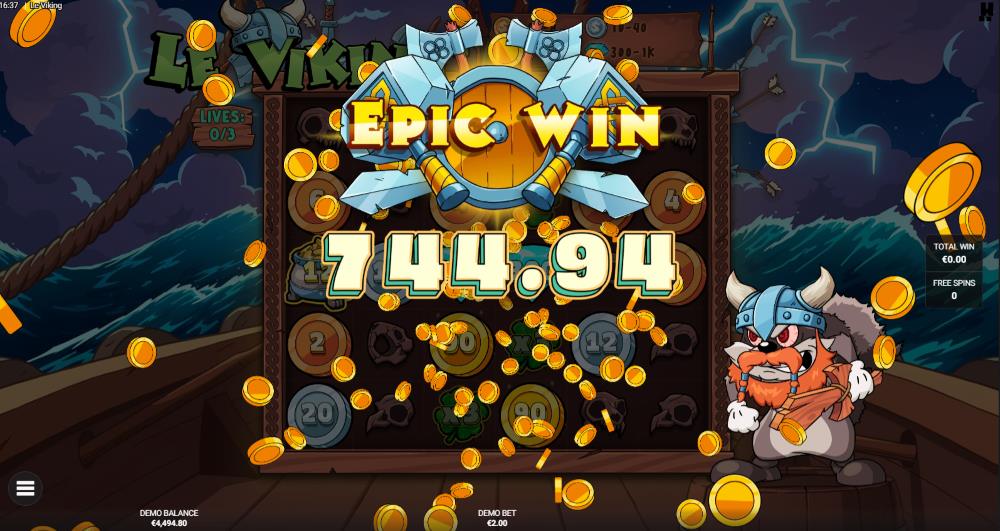 Le Viking big win