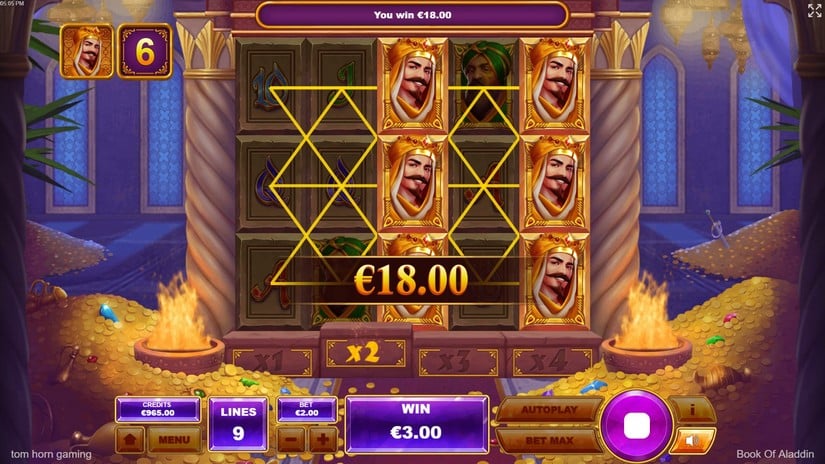 Book of Aladdin slot screen 7