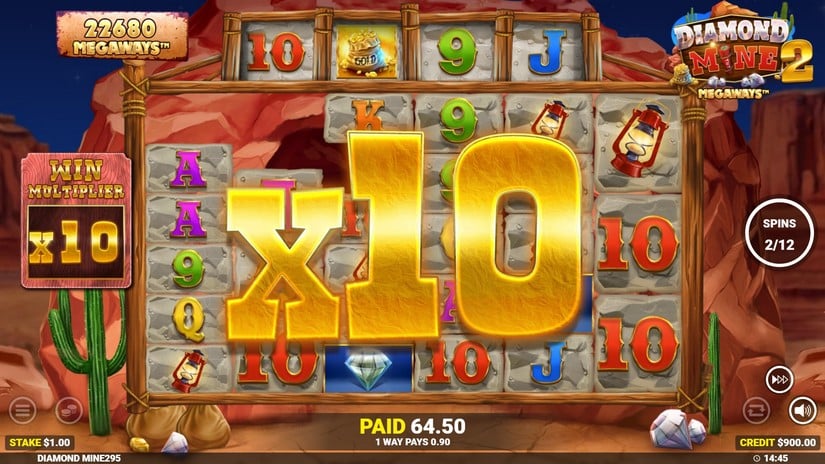 Diamond Mine 2 Megaways slot screen 5