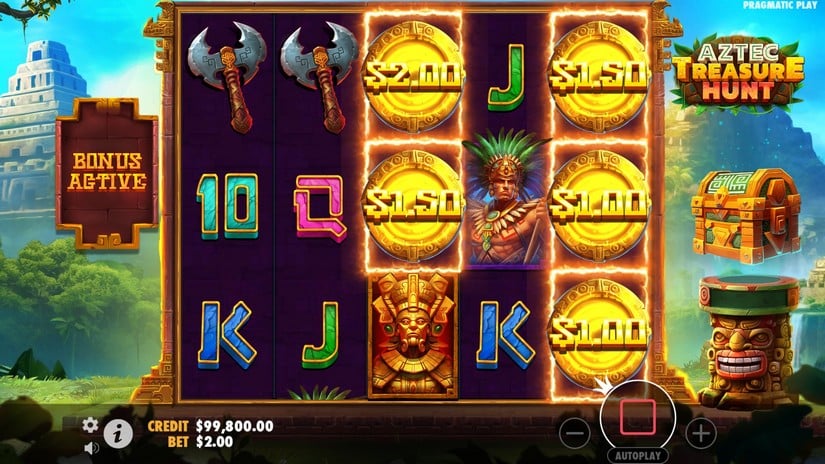 Aztec Treasure Hunt slot screen 4