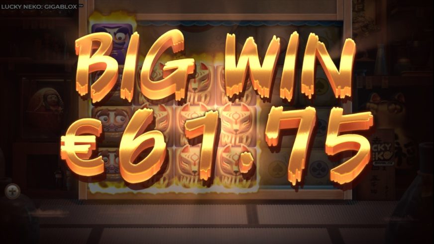 Lucky Neko Gigablox slot screen 3