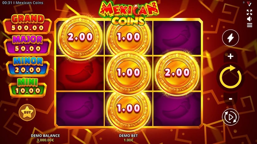 Mexican Coins: Cash Up slot screen 1