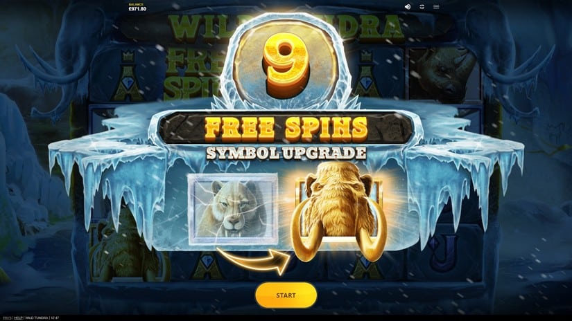 Wild Tundra slot screen 5
