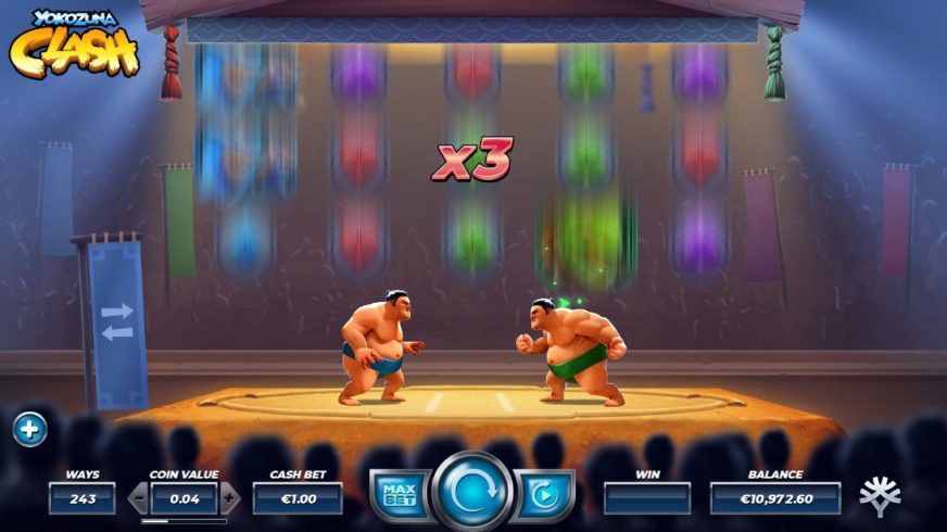 Yokozuna Clash slot screen 2