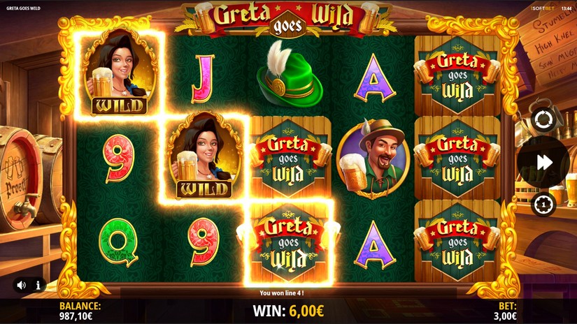 Greta Goes Wild slot screen 2