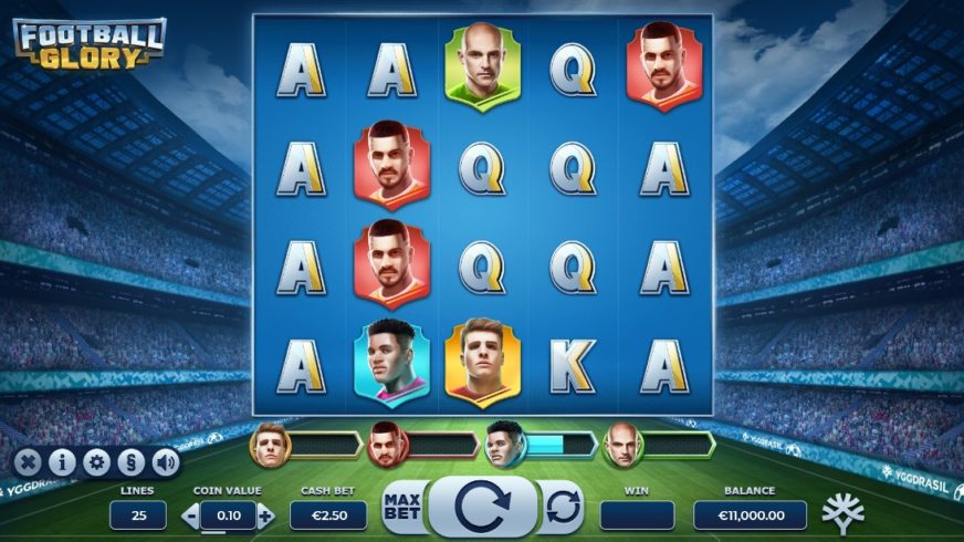 Football Glory slot screen 1
