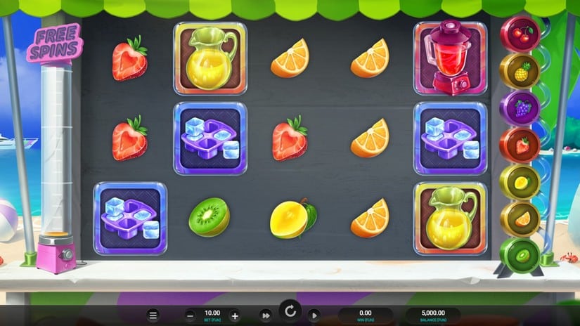 Blender Blitz slot screen 1