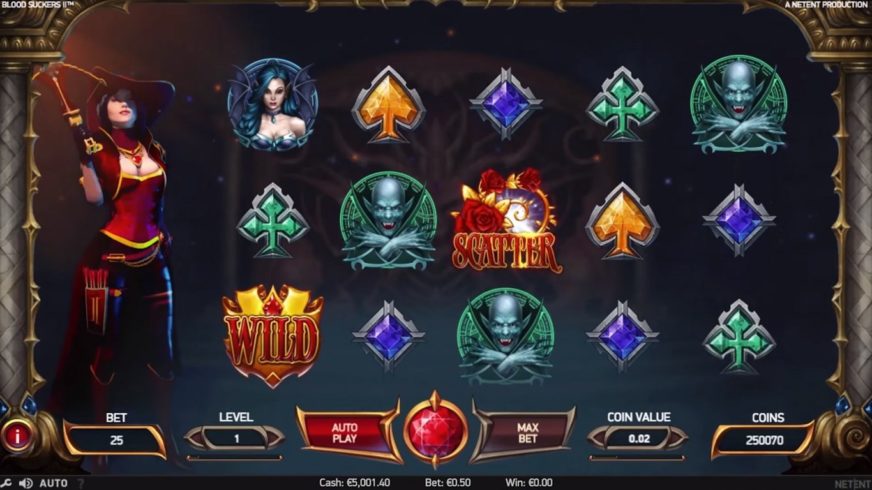 Blood Suckers II slot screen 1