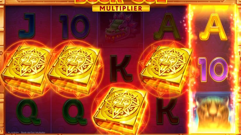 Book del Sol: Multiplier slot screen 3