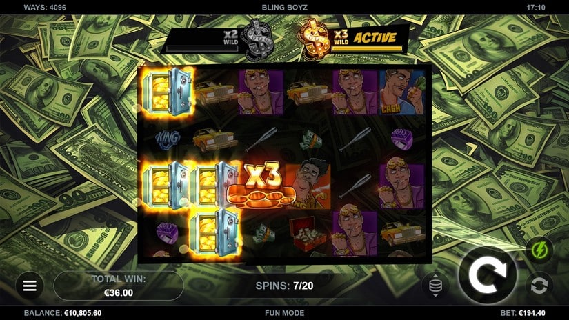 Bling Boyz slot screen 4
