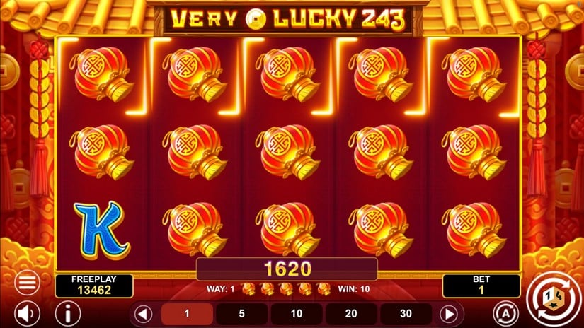Very Lucky 243 slot screen 5