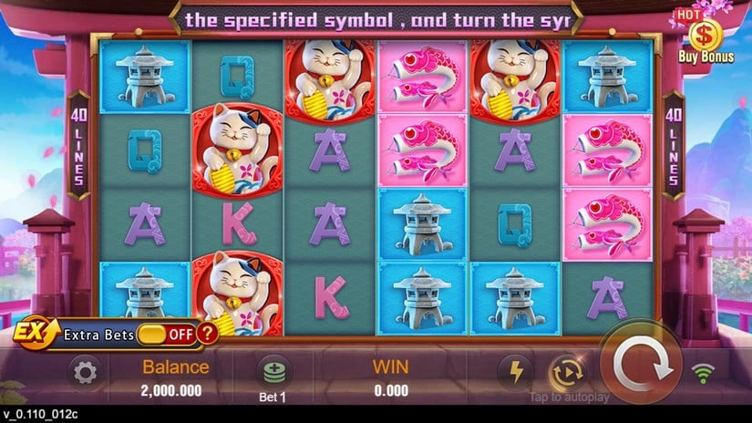 Neko Fortune slot screen 1