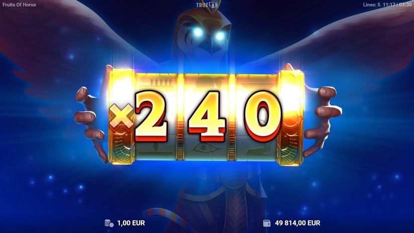 Fruits of Horus slot screen 4