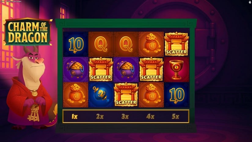 Charm of the Dragon slot screen 2