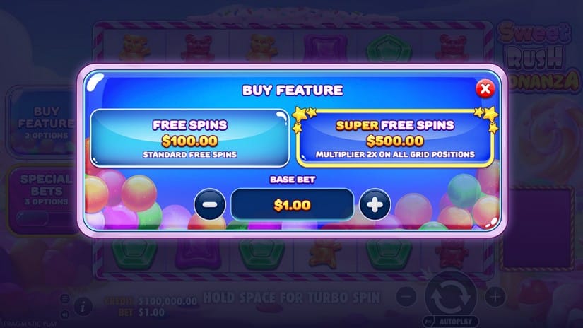 Sweet Rush Bonanza slot screen 2