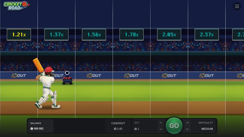 Cricket Road slot screen 2