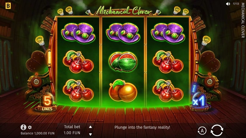 Mechanical Clover slot screen 1
