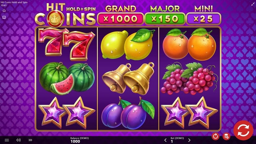Hit Coins Hold and Spin slot screen 1
