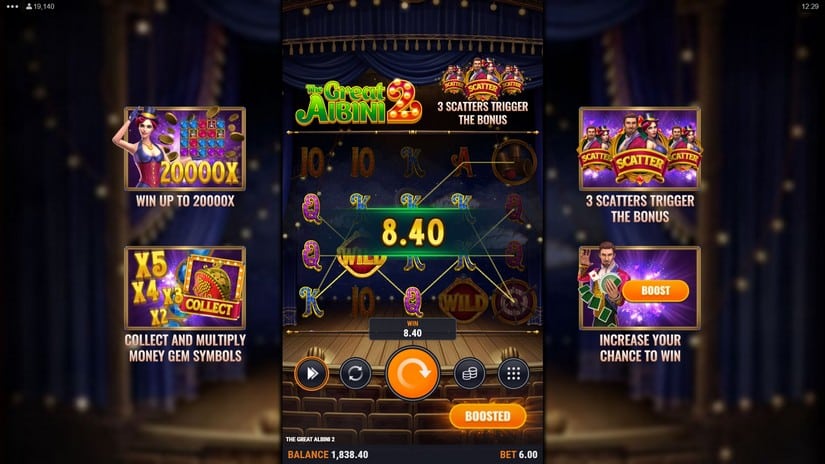 The Great Albini 2 slot screen 4