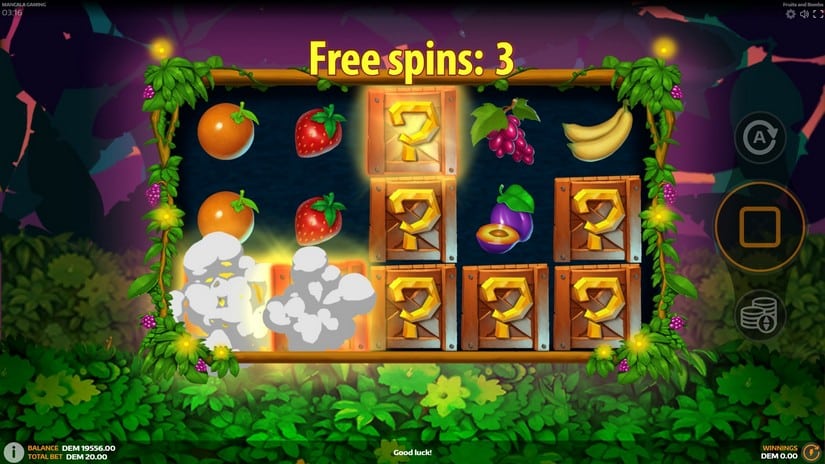 Fruits and Bombs slot screen 6