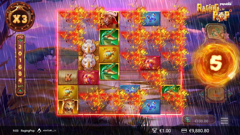 RagingPop slot screen 7