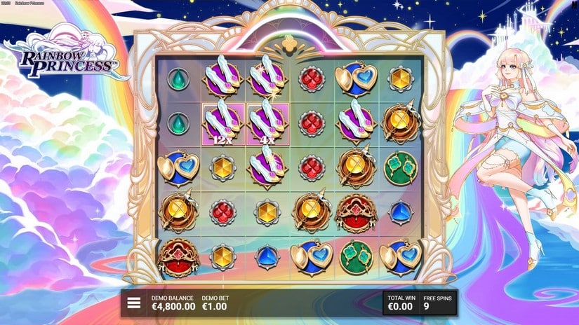 Rainbow Princess slot screen 4