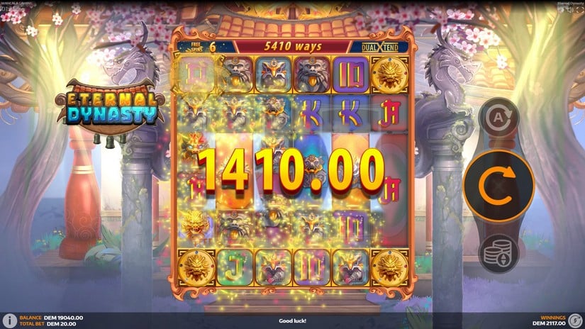 Eternal Dynasty slot screen 4