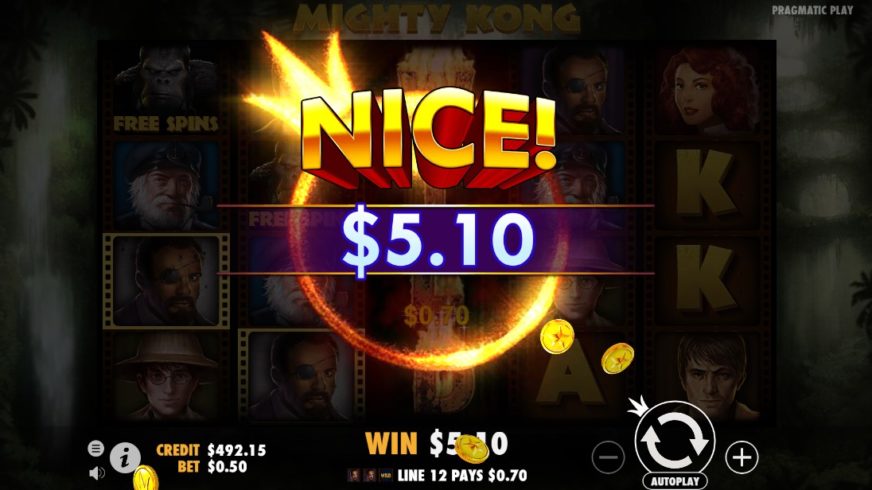 Mighty Kong slot screen 3