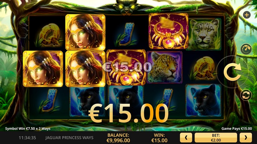 Jaguar Princess slot screen 4