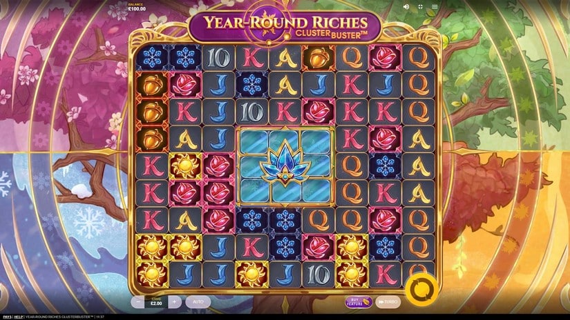Year-Round Riches Clusterbuster slot screen 1