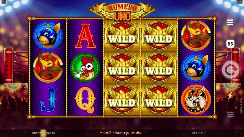 Numero Uno slot screen 4