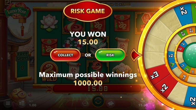 Lucky Year 25 slot screen 3