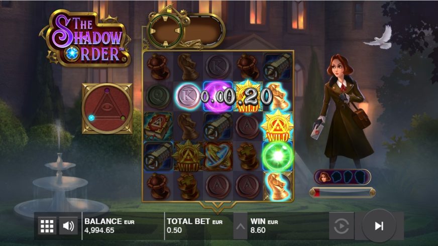 The Shadow Order slot screen 1