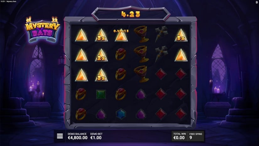 Mystery Bats slot screen 4