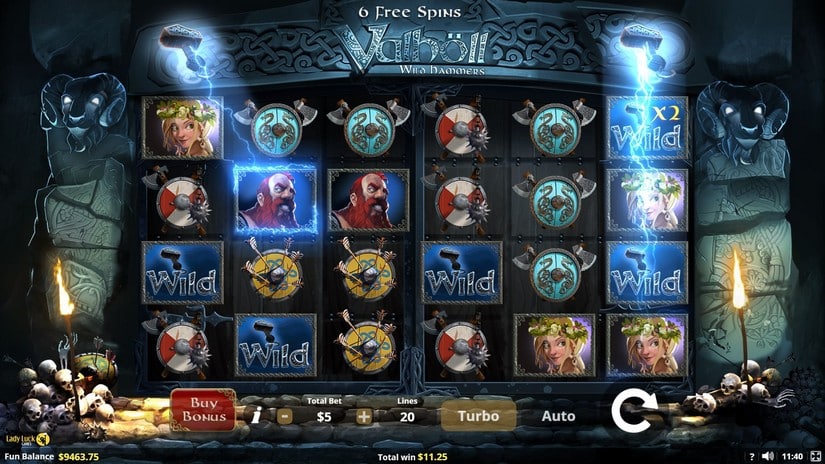 Valholl: Wild Hammers slot screen 6