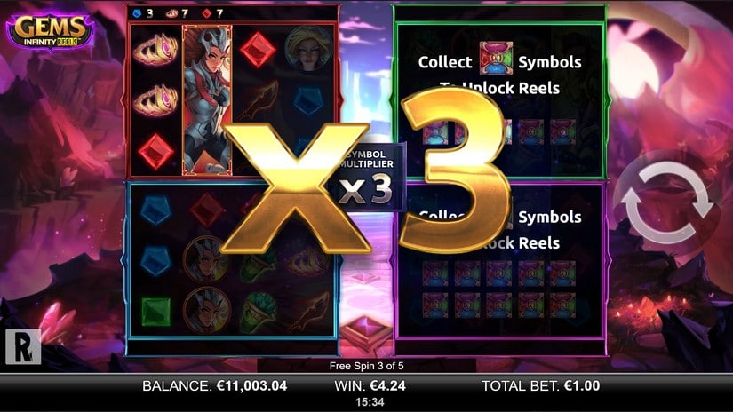 Gems Infinity Reels slot screen 5