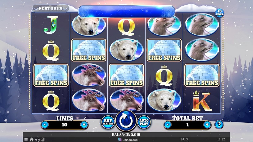 Wild Penguin slot screen 4
