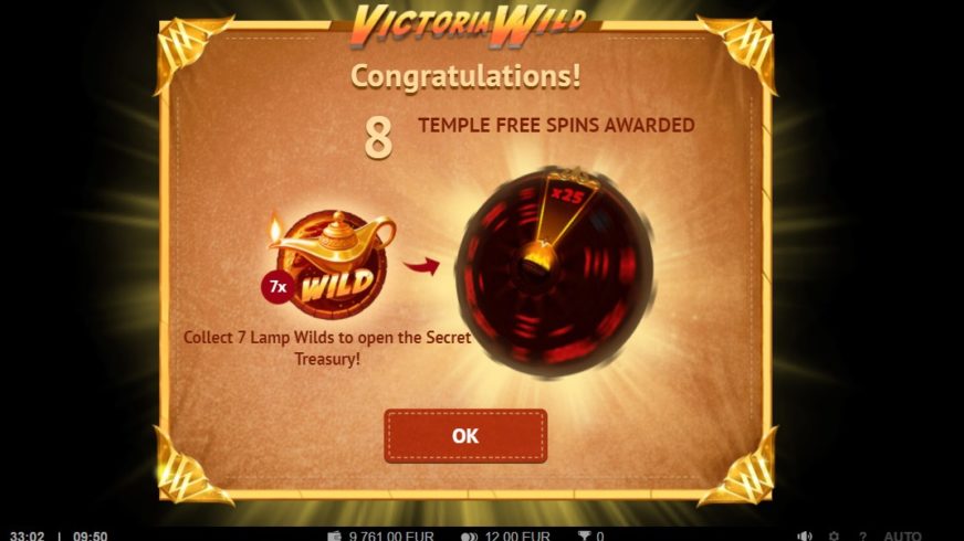 Victoria Wild slot screen 2