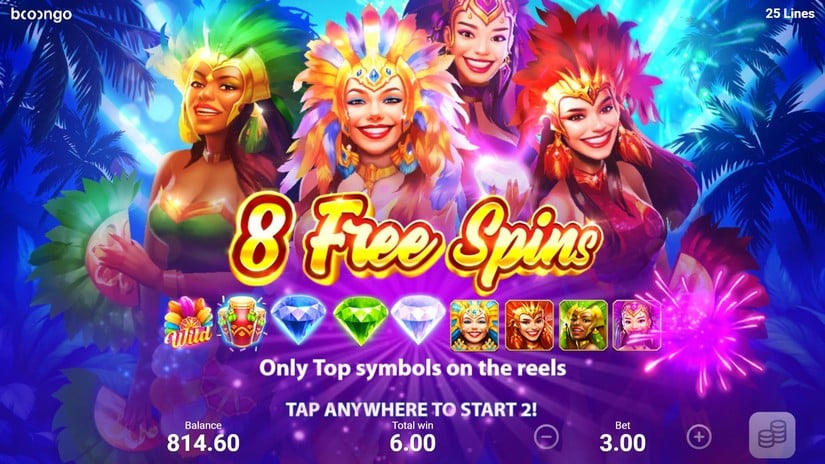 Rio Gems slot screen 6
