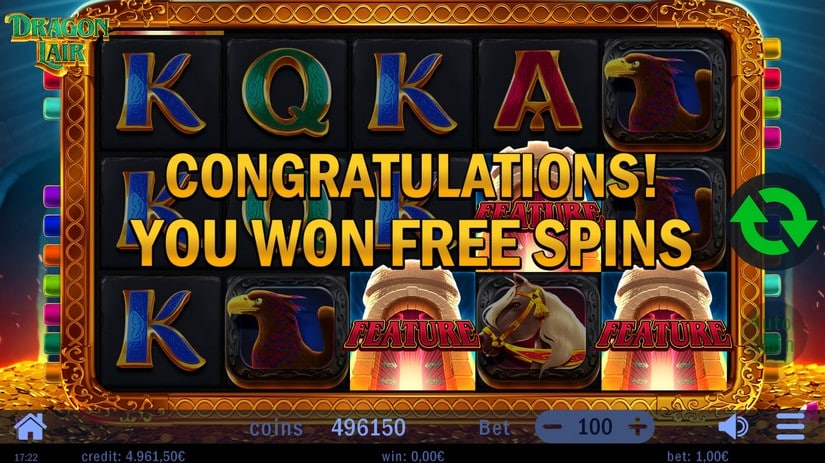 Dragon Lair slot screen 5